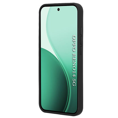 Suojakotelo Oppo Reno14:lle, Techsuit, Glinth, Musta
