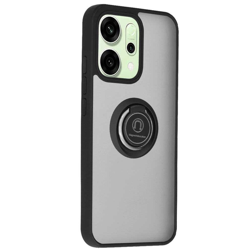 Suojakotelo Oppo Reno14:lle, Techsuit, Glinth, Musta