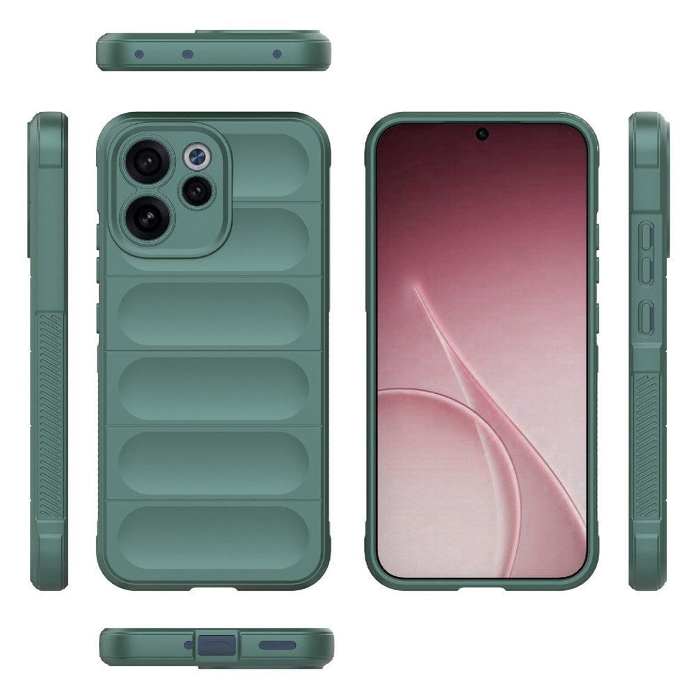 Kuori Oppo Reno15 FS / Reno15 F:lle, Techsuit, Magic Shield, Vihreä