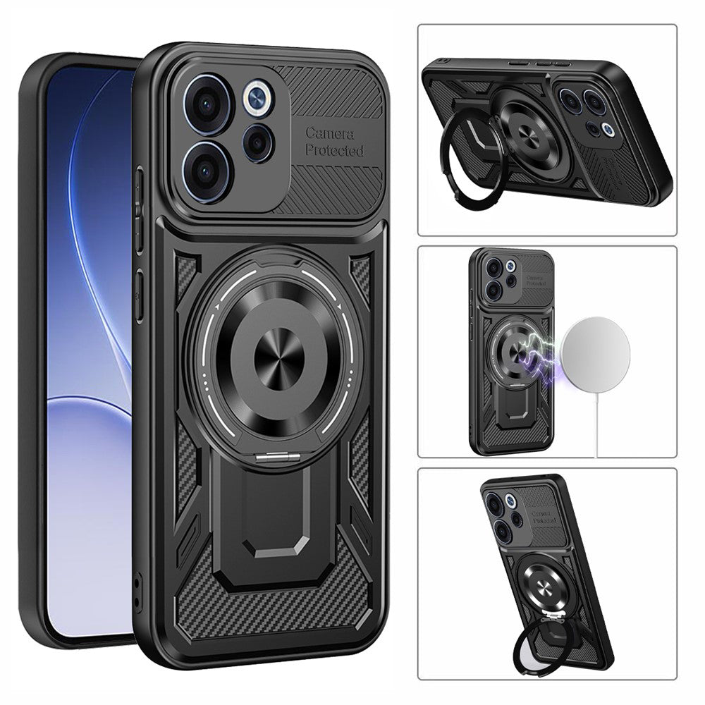 Kuori Oppo Reno15 FS / Reno15 F:lle, Techsuit, RuggedCam, Violetti