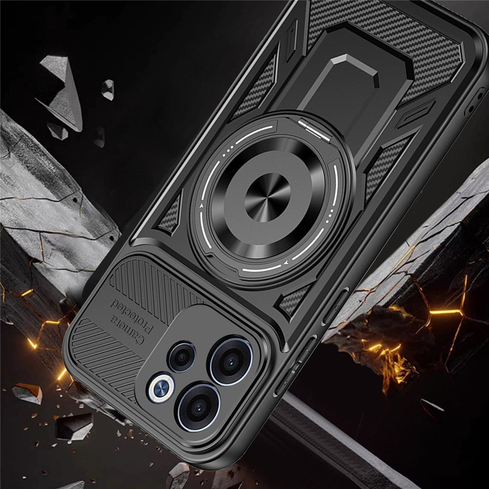 Kuori Oppo Reno15 FS / Reno15 F:lle, Techsuit, RuggedCam, Violetti