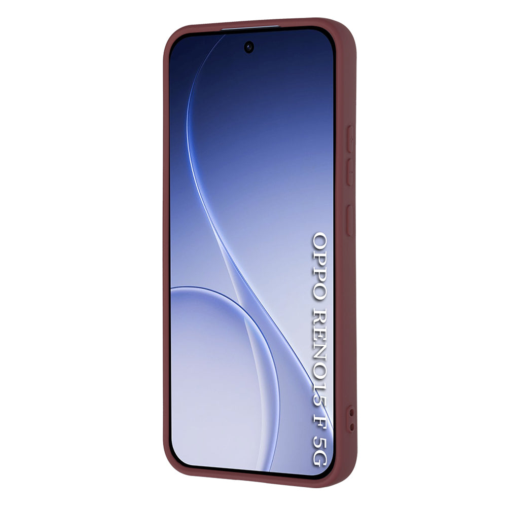 Kuori Oppo Reno15 FS / Reno15 F:lle, Techsuit, SoftFlex, Viininpunainen