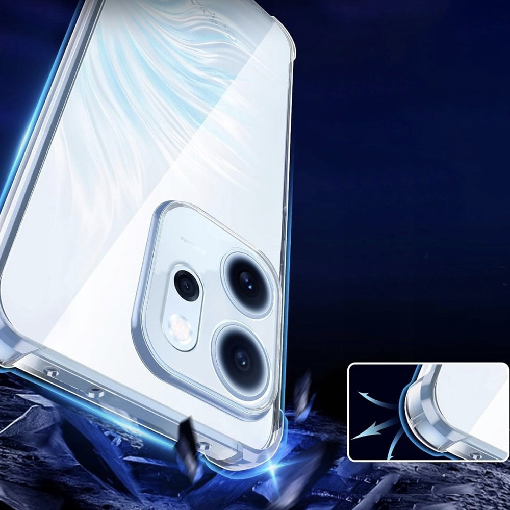 Case for Oppo Reno15 Pro, Techsuit, Shockproof Clear, Transparent