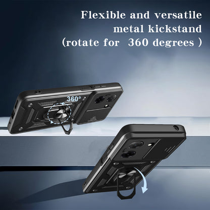 Kotelo Oppo Reno15:lle, Techsuit, CamShield, Musta