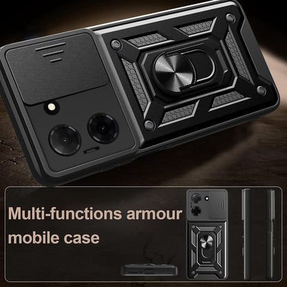 Kotelo Oppo Reno15:lle, Techsuit, CamShield, Musta