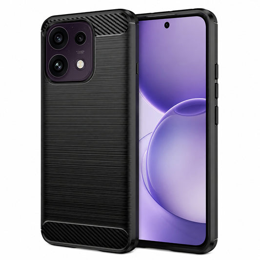 Kuori Oppo Reno16 F / Reno16 FS:lle, Techsuit, Hiili, Musta