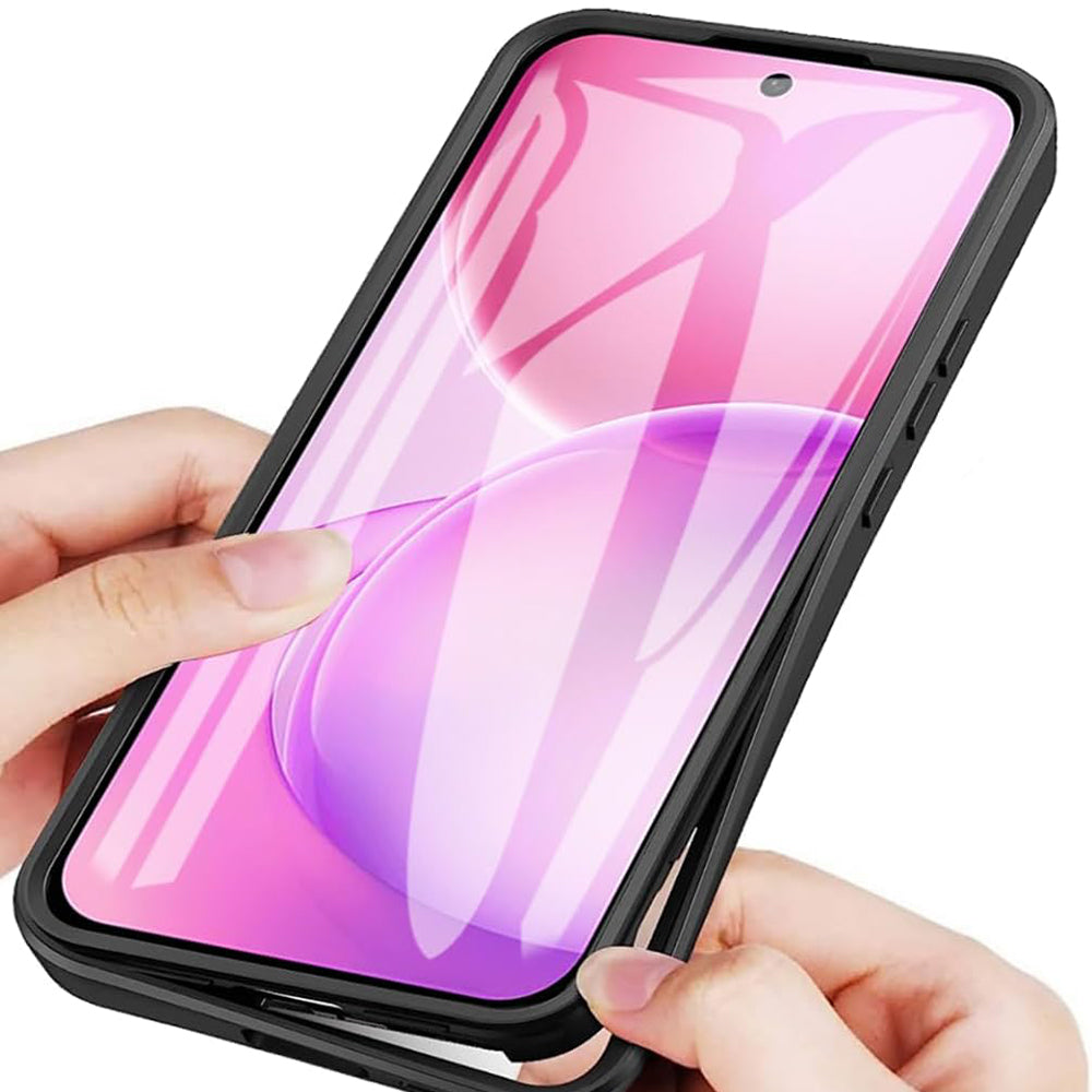 Kuori Oppo Reno16 F / Reno16 FS:lle, Techsuit, ColorVerse 360, Vaaleanpunainen