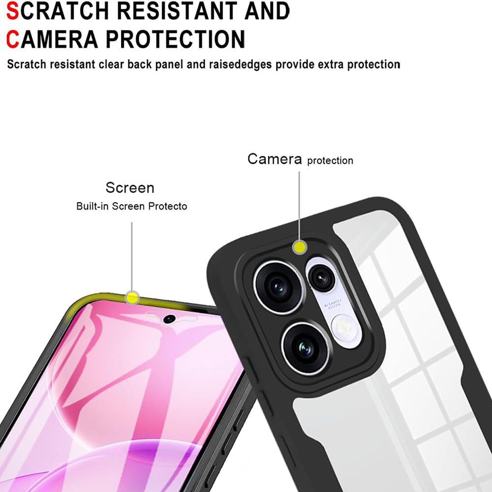 Kuori Oppo Reno16 F / Reno16 FS:lle, Techsuit, ColorVerse 360, Vaaleanpunainen