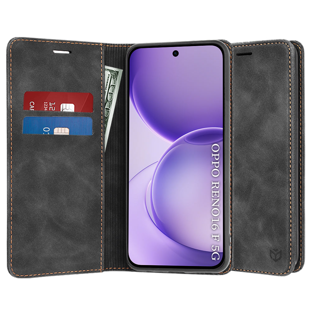 Kuori Oppo Reno16 F / Reno16 FS:lle, Techsuit, Confy, Musta