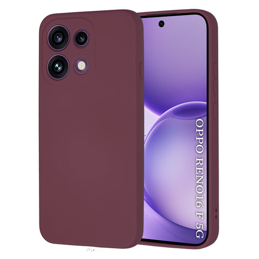 Kuori Oppo Reno16 F / Reno16 FS:lle, Techsuit, SoftFlex, Viininpunainen