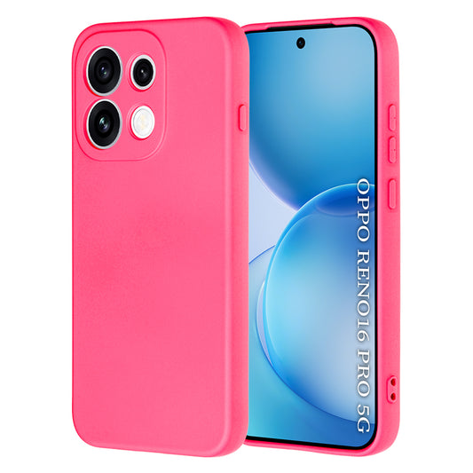 Kuori Oppo Reno16 Pro:lle, Techsuit, SoftFlex, Tummanpunainen