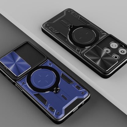 Kuori Oppo Reno16 / Reno16 Pro -puhelimelle, Techsuit, CamGuard Pro, Punainen