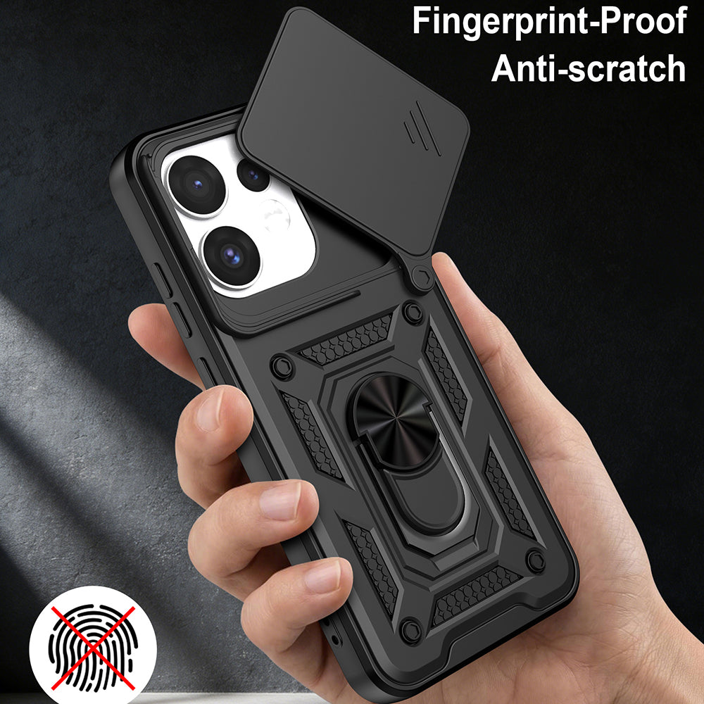 Kuori Oppo Reno16 / Reno16 Pro -puhelimelle, Techsuit, CamShield, Vihreä
