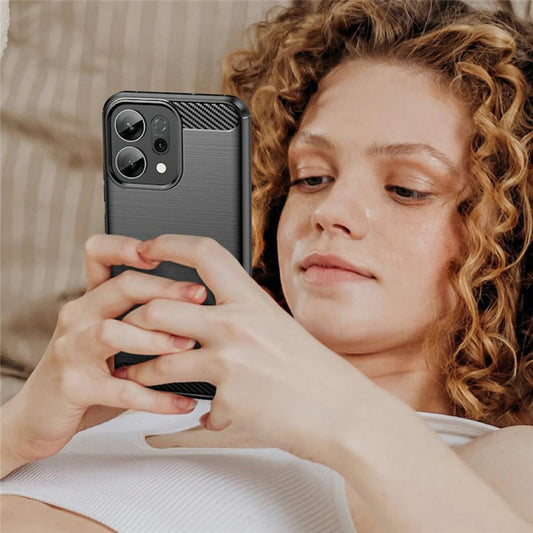 Kuori Oppo Reno16 / Reno16 Pro -puhelimelle, Techsuit, Hiili, Sininen