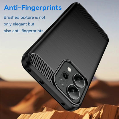 Case for Oppo Reno16 / Reno16 Pro, Techsuit, Carbon, Black