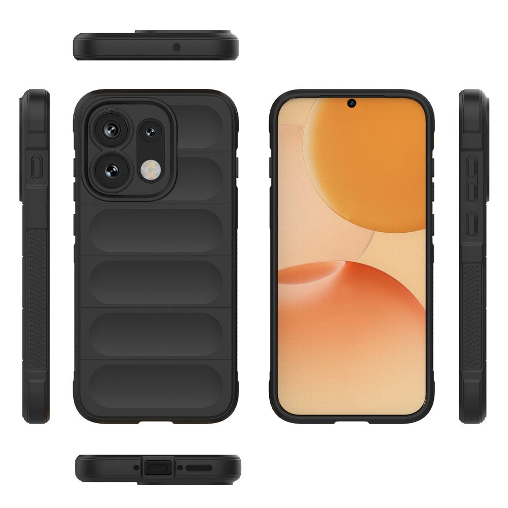 Kuori Oppo Reno16 / Reno16 Pro, Techsuit, Magic Shield, Musta