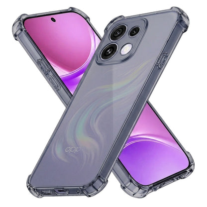 Kuori Oppo Reno16:lle, Techsuit, Iskunkestävä Kirkas, Savunvärinen