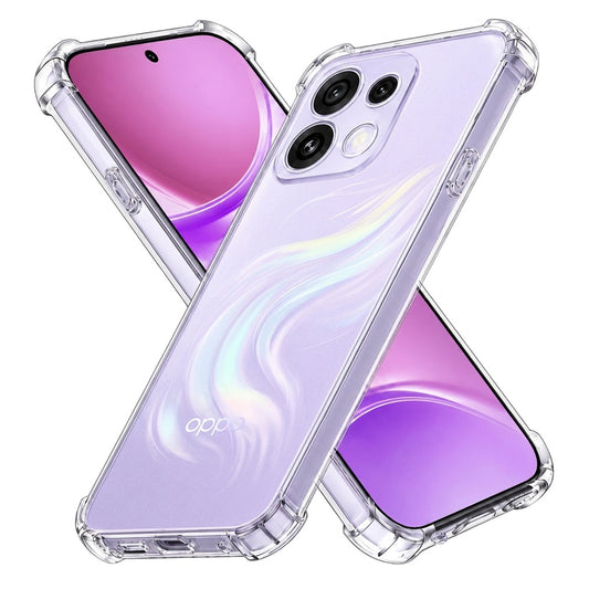 Kuori Oppo Reno16:lle, Techsuit, Iskunkestävä Kirkas, Läpinäkyvä