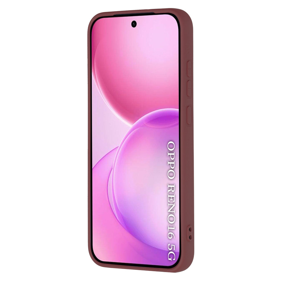Kuori Oppo Reno16:lle, Techsuit, SoftFlex, Viininpunainen
