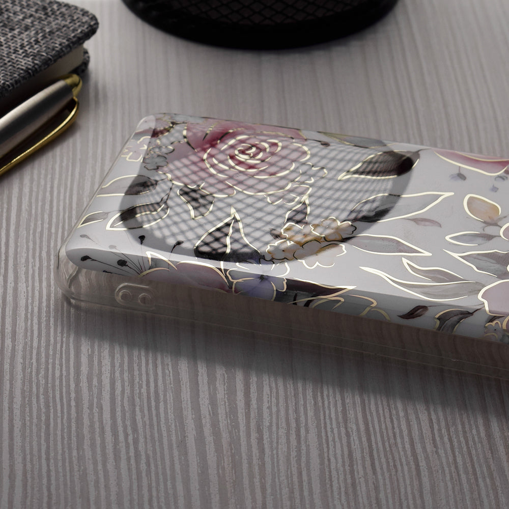 Kuori Oppo Reno8 Pro:lle, Techsuit, Marble, Valkoinen