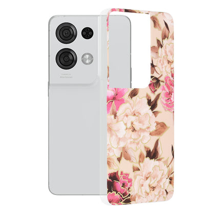 Kuori Oppo Reno8 Pro:lle, Techsuit, Marble, Beige