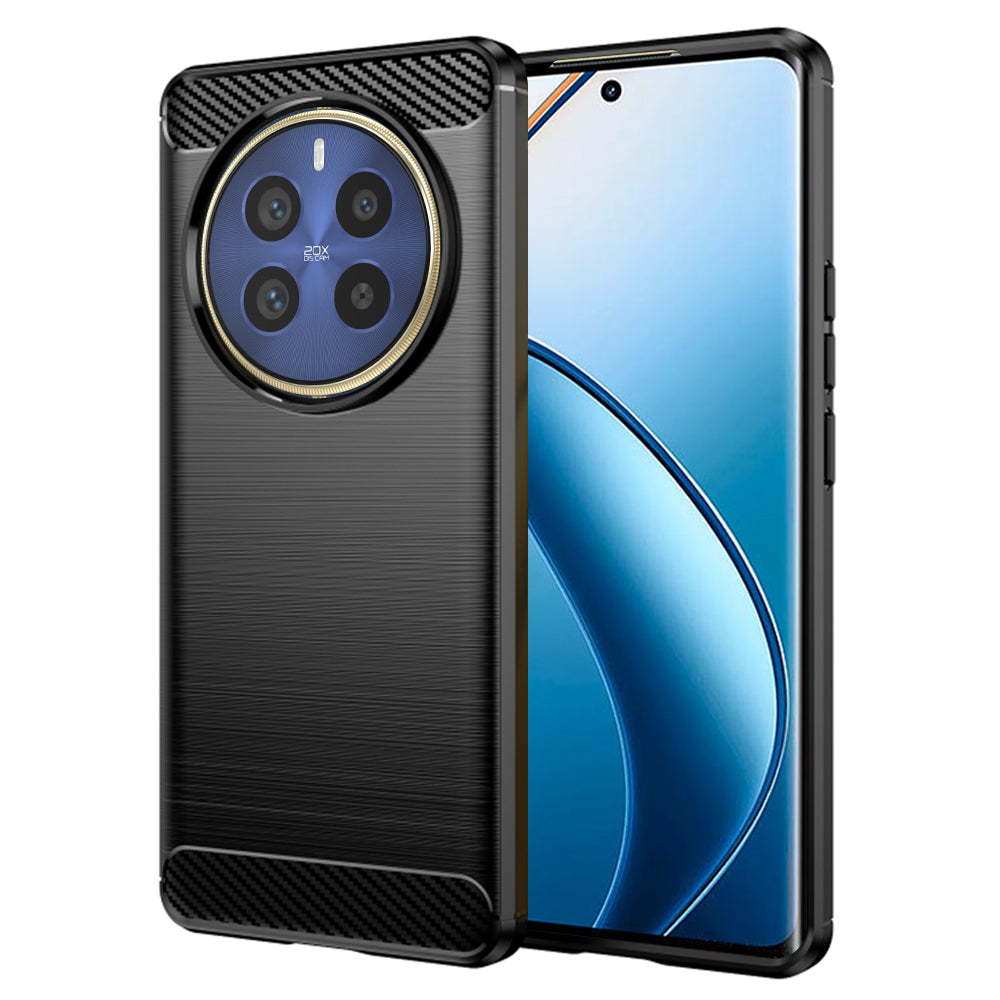 Kuori Realme 12 Pro / 12 Pro+ -puhelimelle, Techsuit, Hiili, Musta
