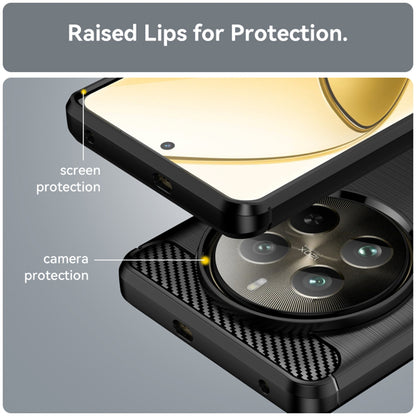 Kuori Realme 12 Pro / 12 Pro+ -puhelimelle, Techsuit, Hiili, Musta