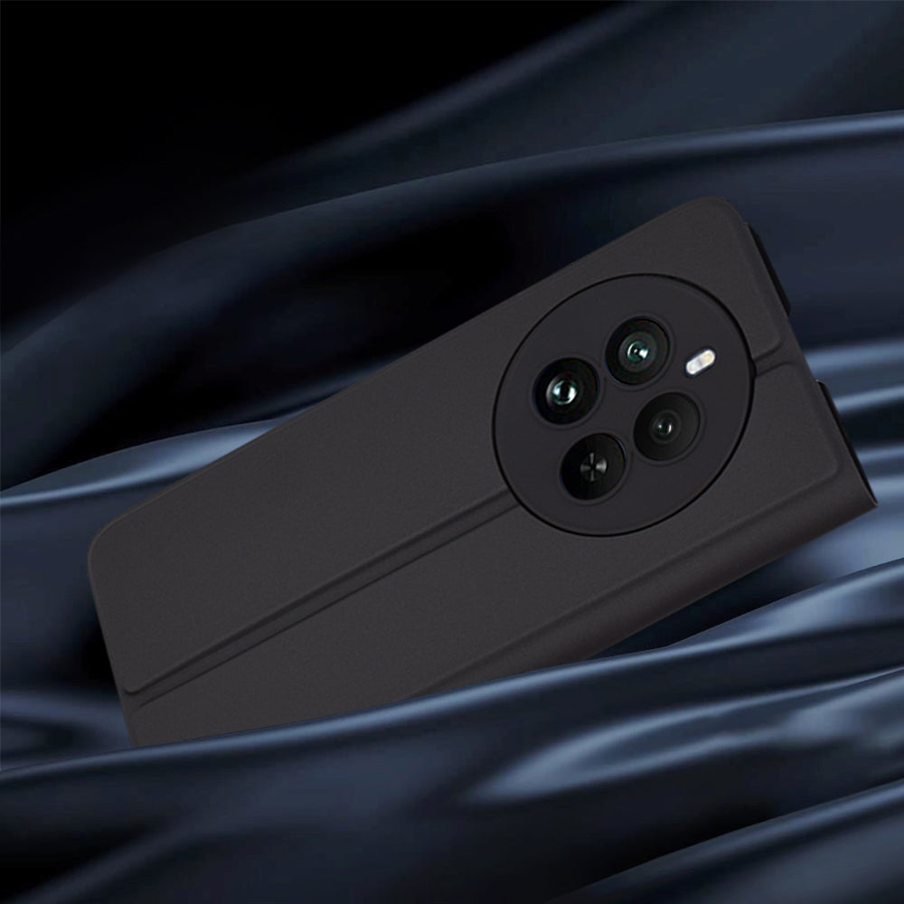 Kuori Realme 12 Pro / 12 Pro+, Techsuit, Magskin Book, Musta