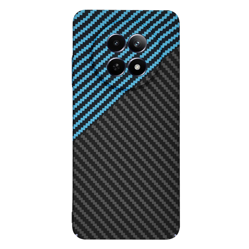 Kuori Realme 12x / 12:lle, Techsuit, Carbonite FiberShell, Musta Bleu