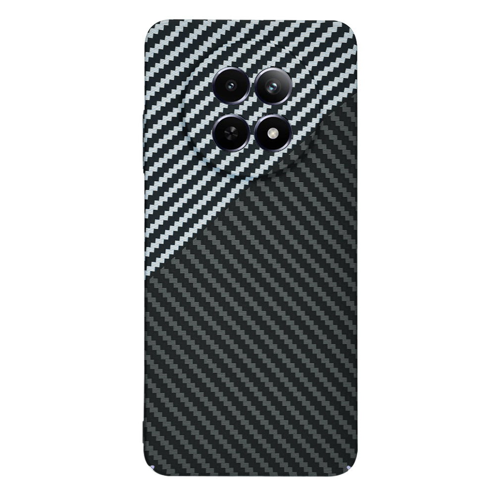 Kuori Realme 12x / 12:lle, Techsuit, Carbonite FiberShell, Musta Harmaa