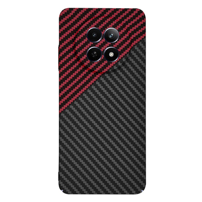 Kuori Realme 12x / 12:lle, Techsuit, Carbonite FiberShell, Musta Punainen