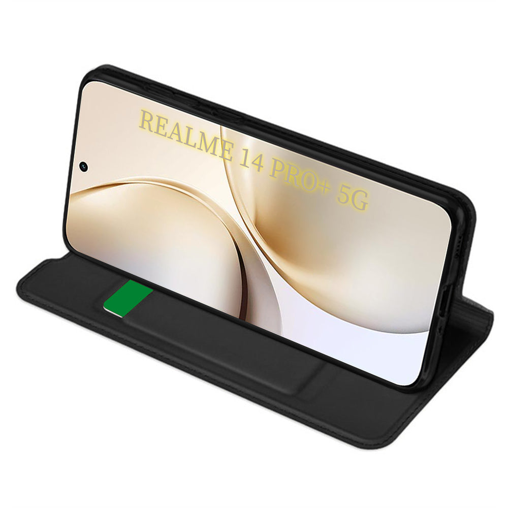 Kuori Realme 14 Pro+:lle, Techsuit, Magskin Book, Musta