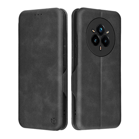 Kuori Realme 14 Pro+:lle, Techsuit, Safe Wallet Plus, Musta
