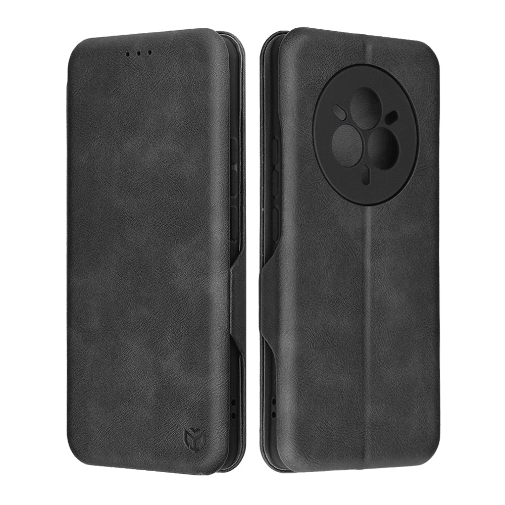 Kuori Realme 14 Pro+:lle, Techsuit, Safe Wallet Plus, Musta