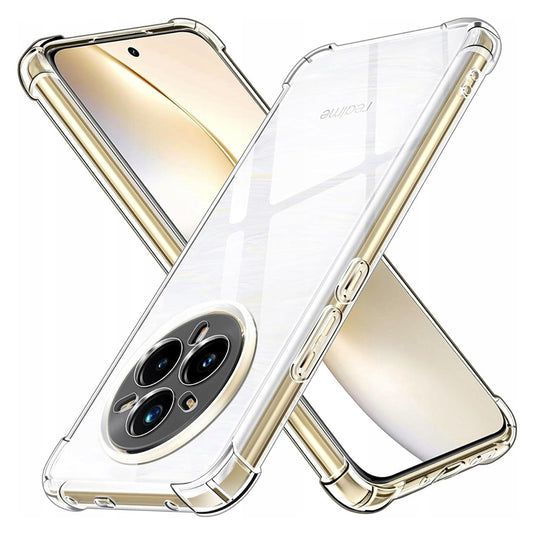Kuori Realme 14 Pro+:lle, Techsuit, Iskunkestävä Kirkas, Läpinäkyvä