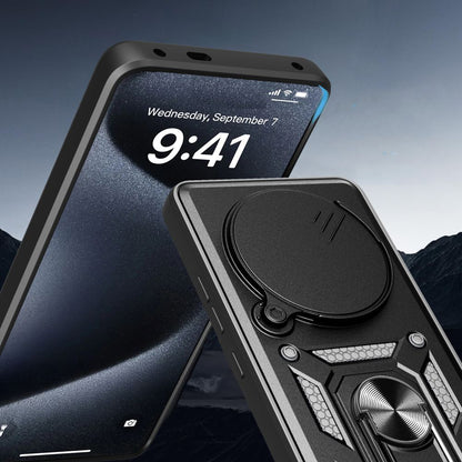 Kuori Realme 14 Pro:lle, Techsuit, CamShield, Musta