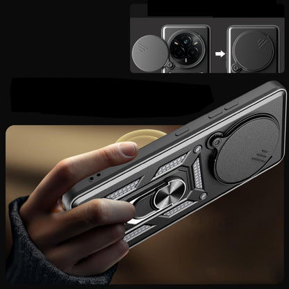 Kuori Realme 14 Pro:lle, Techsuit, CamShield, Musta