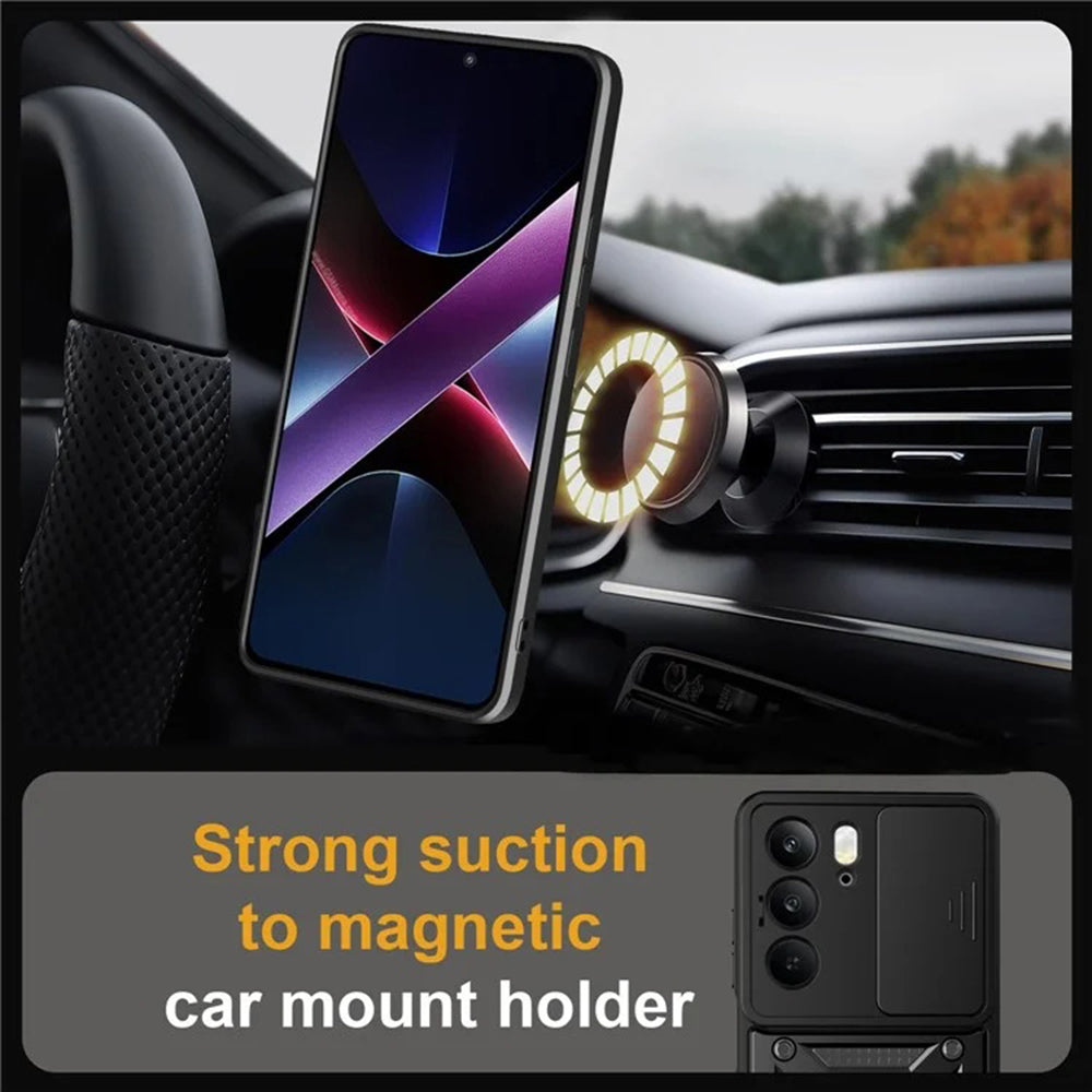 Kuori Realme 14 Pro:lle, Techsuit, CamShield, Musta
