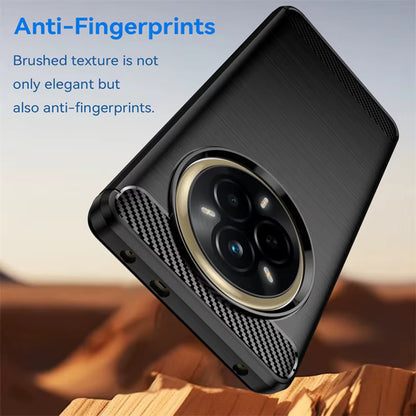 Kuori Realme 14 Pro:lle, Techsuit, Hiili, Musta