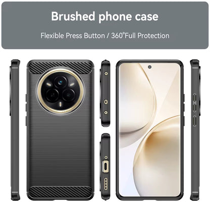 Kuori Realme 14 Pro:lle, Techsuit, Hiili, Musta