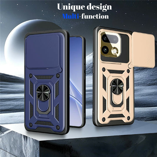 Kotelo Realme 16 Pro+ -puhelimelle, Techsuit, CamShield, Sininen