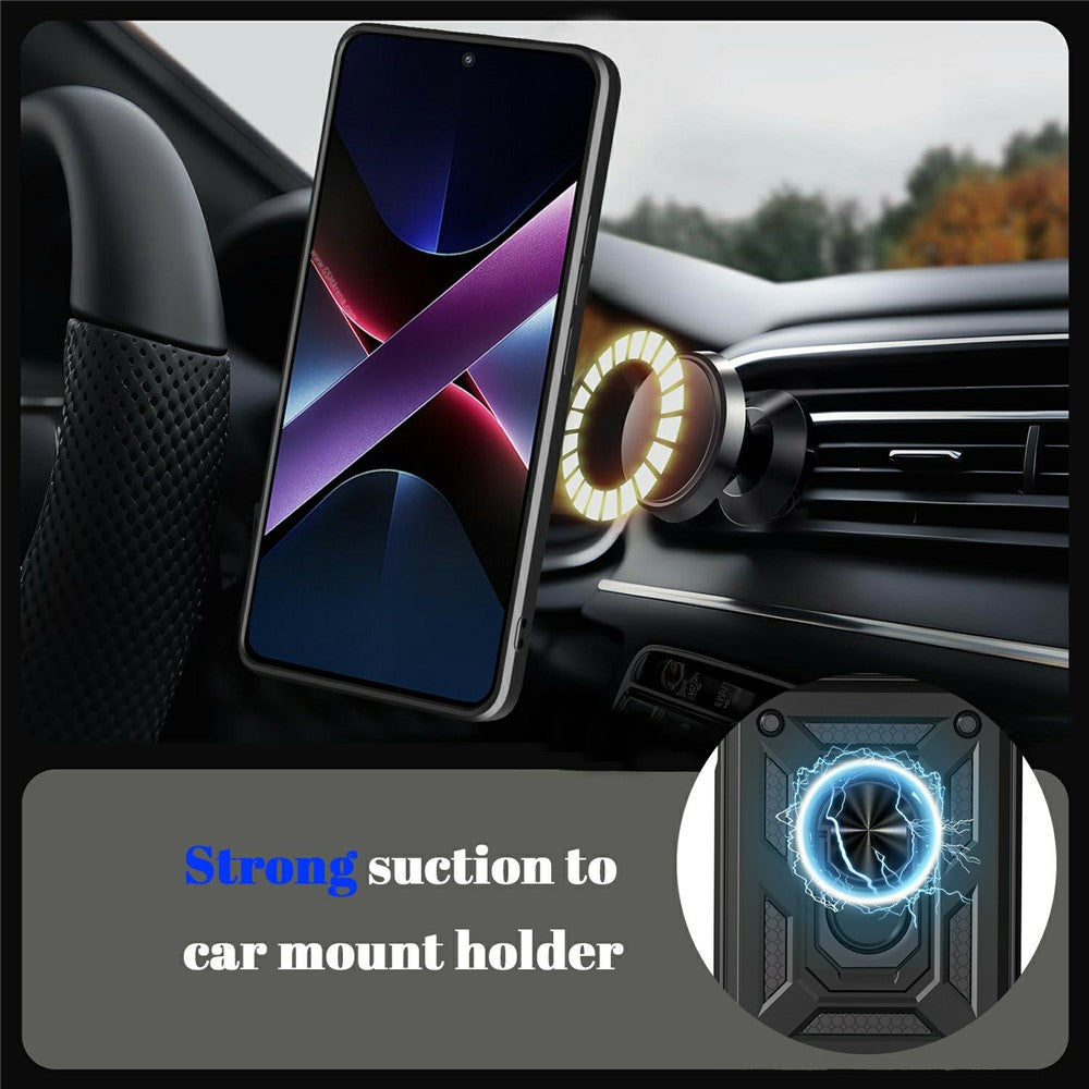 Suojakotelo Realme 16 Pro+ -puhelimelle, Techsuit, CamShield, Musta