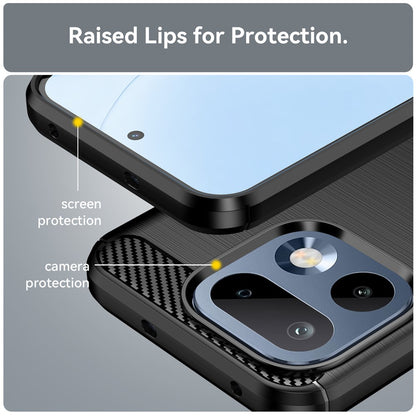 Kotelo Realme 16 Pro:lle, Techsuit, Carbon, Musta