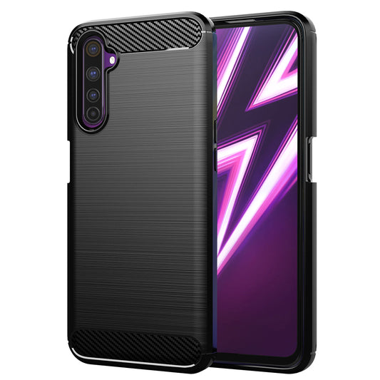 Kotelo Realme 6 Prolle, Techsuit, Hiili, Musta