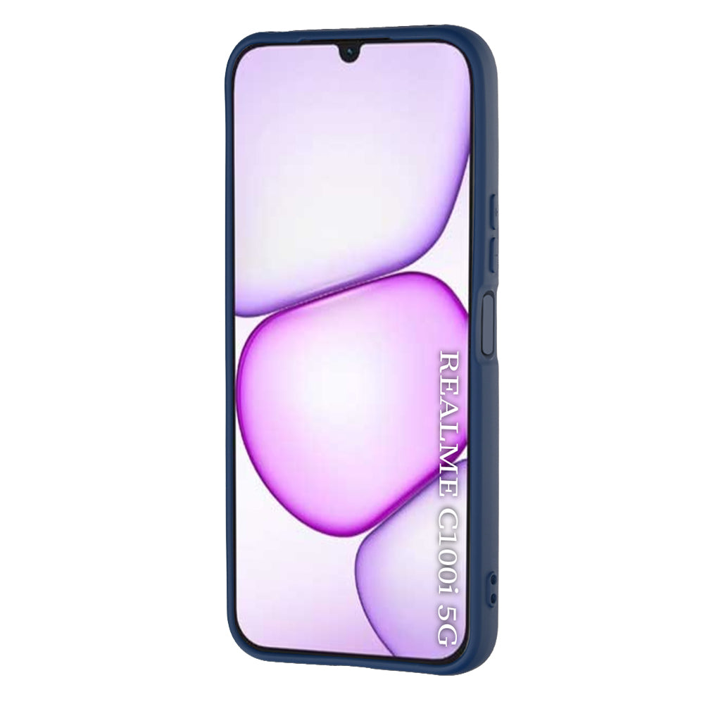 Kuori Realme C100 5G:lle, Techsuit, SoftFlex, Laivastonsininen