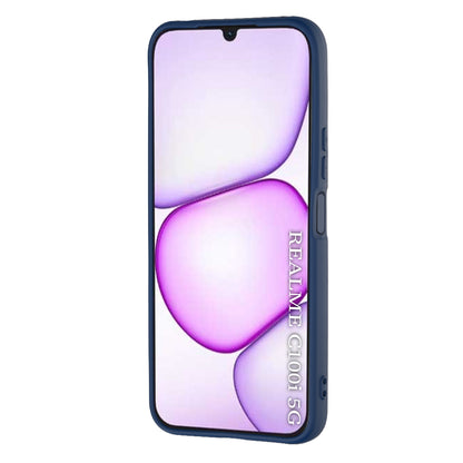 Kuori Realme C100 5G:lle, Techsuit, SoftFlex, Laivastonsininen