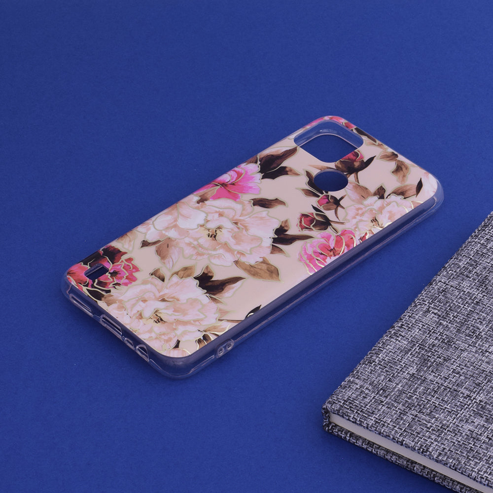 Kotelo Realme C21Y / C25Y, Techsuit, Marble, Beige