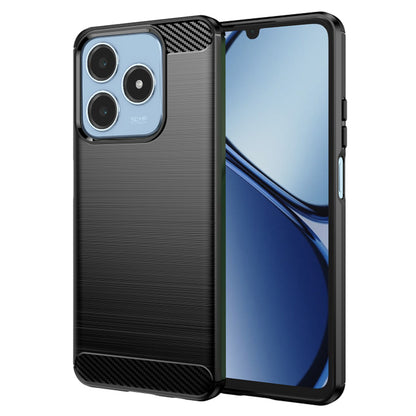 Kuori Realme C63 / C61:lle, Techsuit, Hiili, Musta