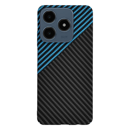 Kuori Realme C63 / C61:lle, Techsuit, Carbonite FiberShell, Musta Bleu