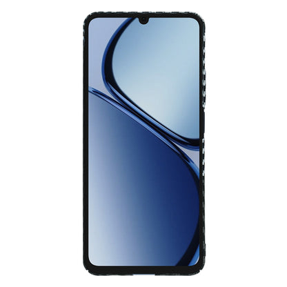 Kuori Realme C63 / C61:lle, Techsuit, Carbonite FiberShell, Musta Harmaa